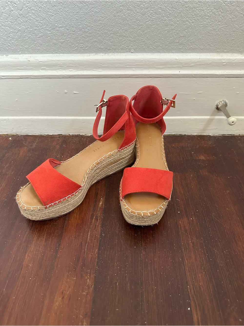 Kelly & Katie Red Espadrille Sandals